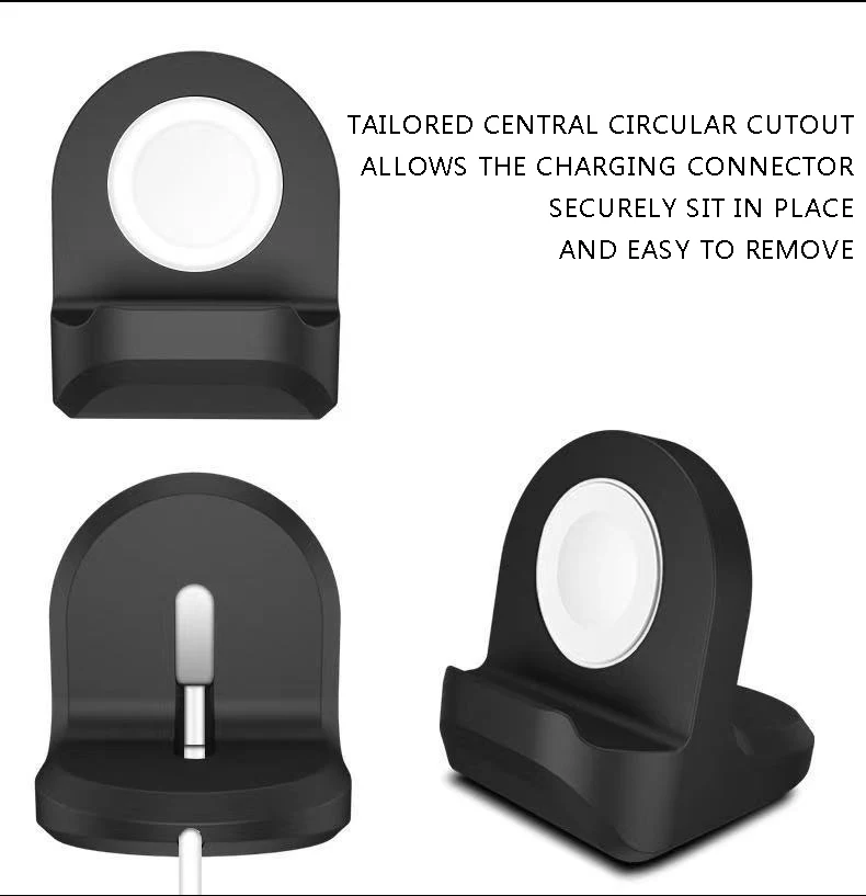 Подставка для зарядной док-станции из мягкого силикона Держатель зарядного