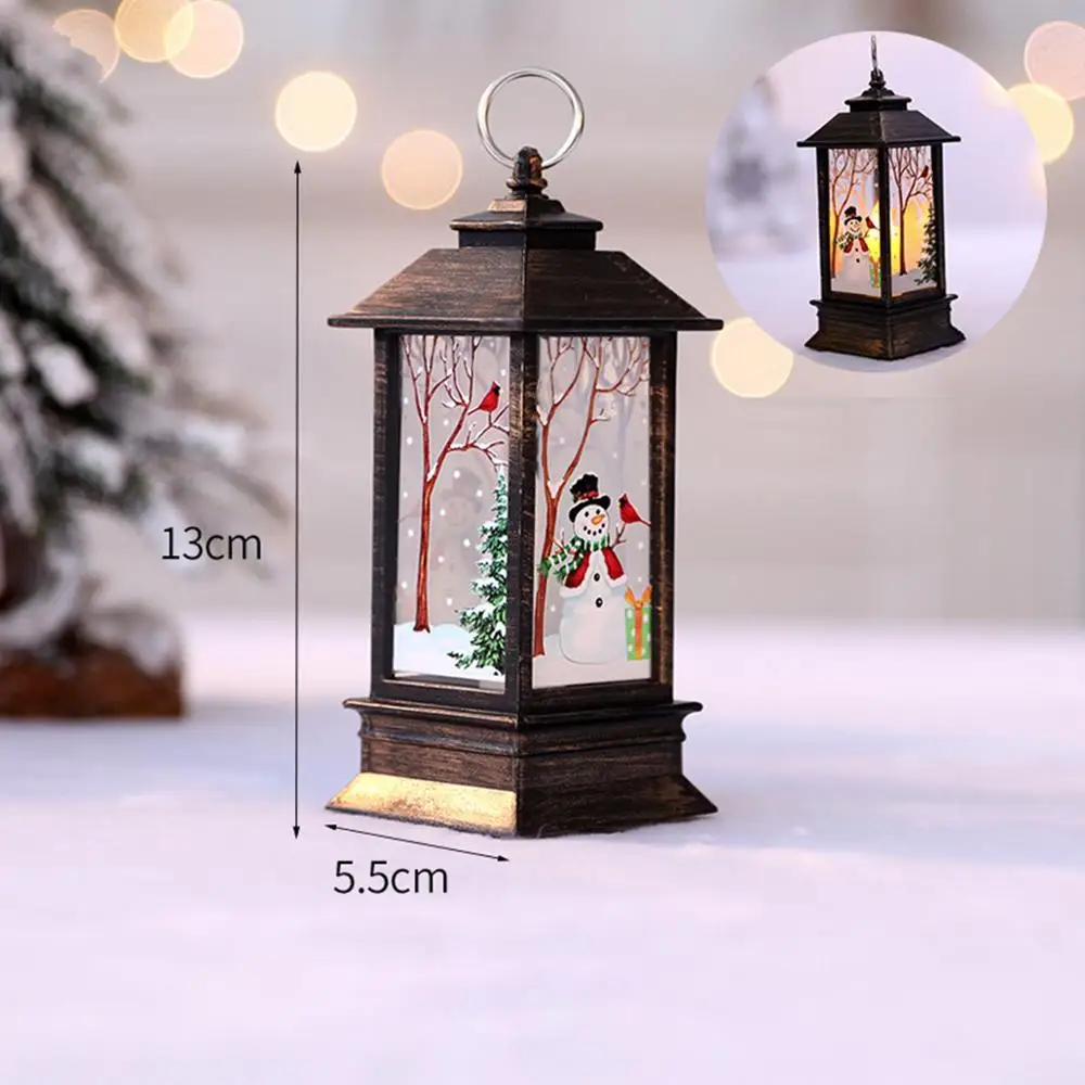 Xmas Light 26 Taoup Счастливого Рождества светодиодный свет Подвески Висячие украшения Рождественская Украшение стола для дома Рождественские Санта Клаус огни снеговик - Цвет: Xmas Light 26