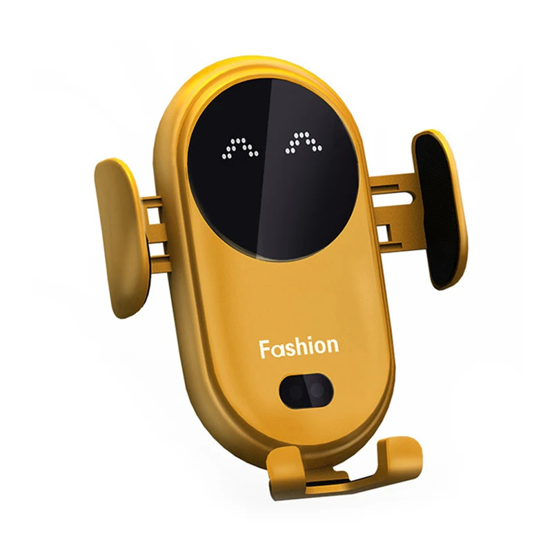 

New 2020 Smart Sensor Wireless Car Charger Smart infrared Sensor Wireless Charger for Mobile Phone DOM668