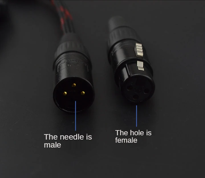 3-контактный двойной xlr rca Hi-Fi адаптера переменного тока мужчин и женщин