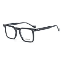 belight optical new arrival fancy vintage retro square shape acetate spectacle frame precription lens eyeglasses alvin
