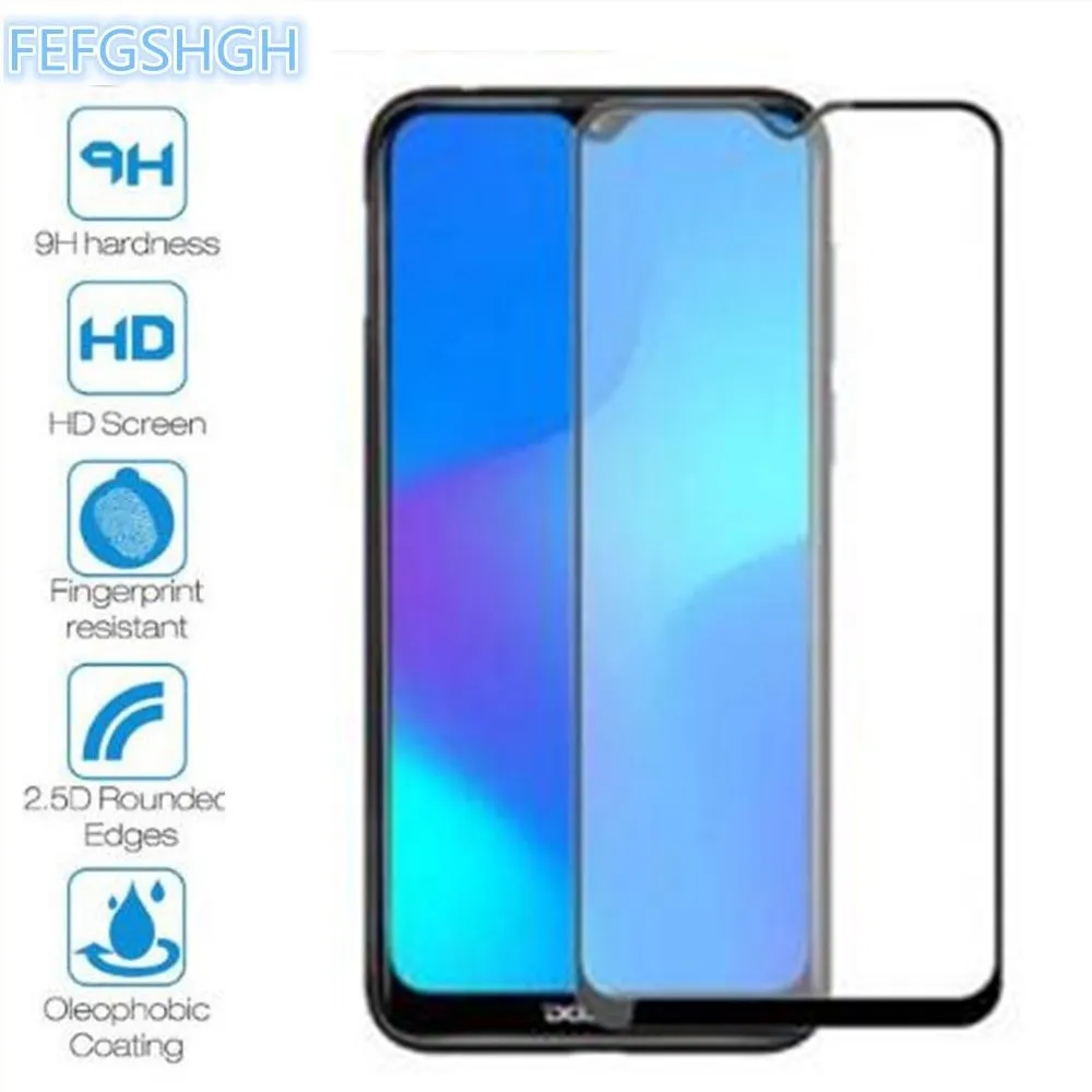 Полное клеевое закаленное стекло Для Doogee N20 (Y9 Plus) полное покрытие 9H Защитная