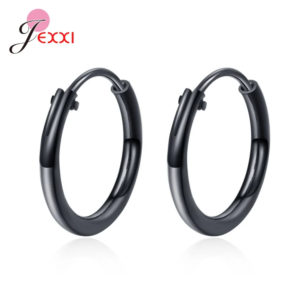 

New Arrival Vintage 925 Sterling Silver Small Circle Hoop Earrings for Women Girls Fine Jewelry Fashion Birthday Party Gifts