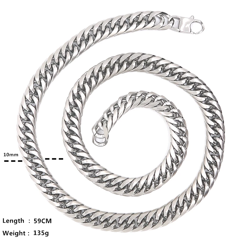 

Модное ожерелье из нержавеющей стали 316L, популярная матовая цепь, Новинка