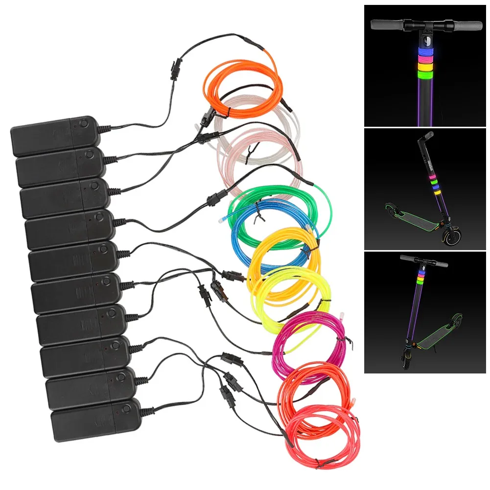 

Светодиодная водонепроницаемая лента для электроскутера XiaoMi M365 или Pro Ninebot ES1 ES2 ES3