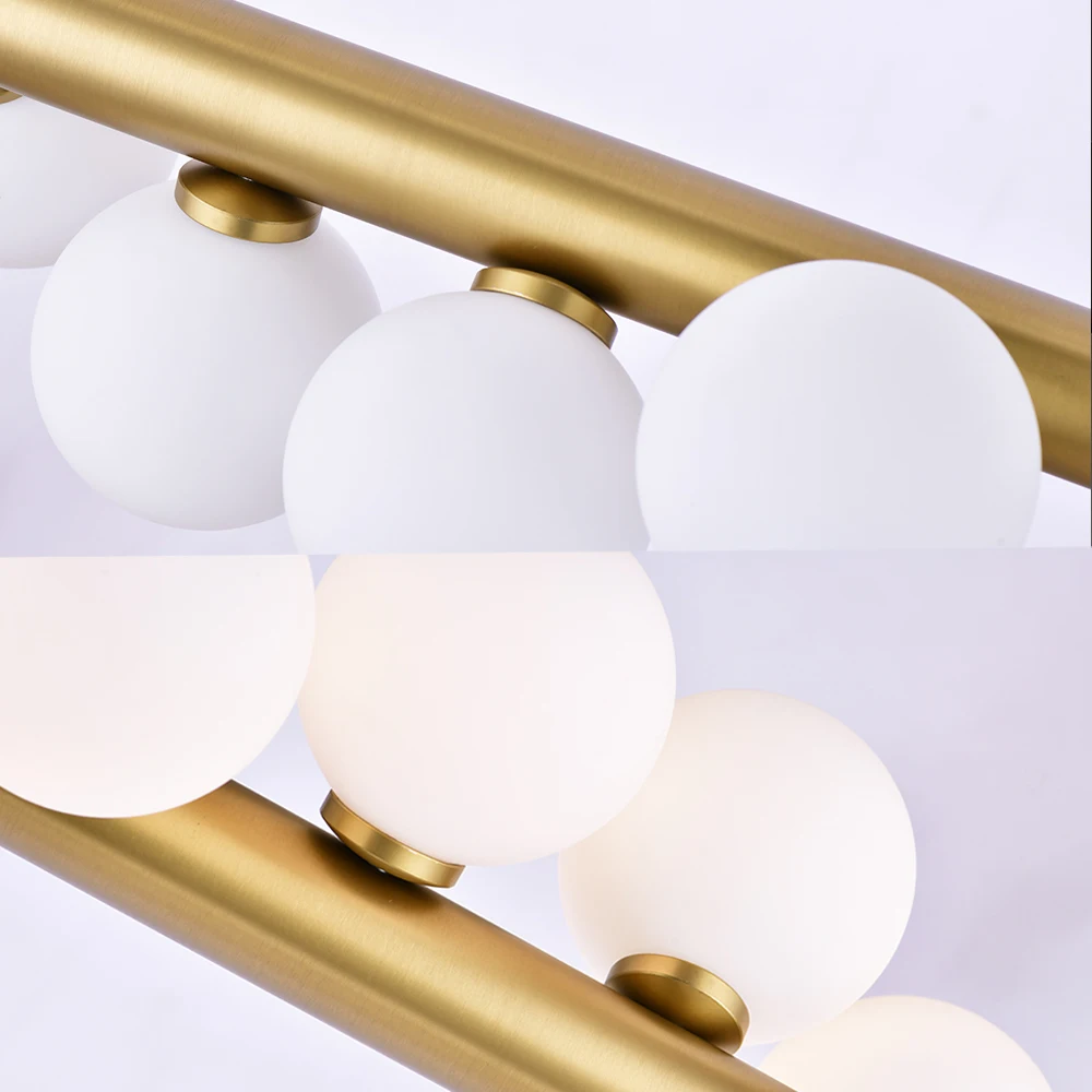 Новая современная люстра освещение светодиодный Стекло лампа AC110V 220v Гостиная