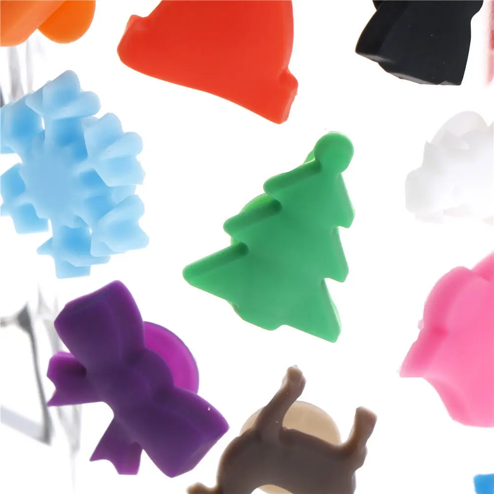 12 шт. силиконовые присоски для бутылки вина|Канцелярские наклейки| |