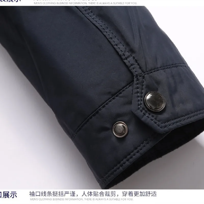 

2021 new middle-aged men's wear, business casual top, men's jacket, men's thin clothing size M -- 4XL