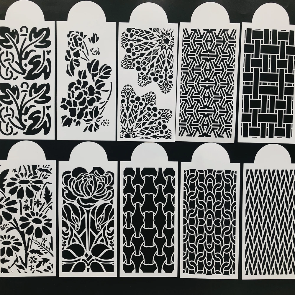 10 листов Slimline трафареты для домашних животных раскраска скрапбукинга тиснильный