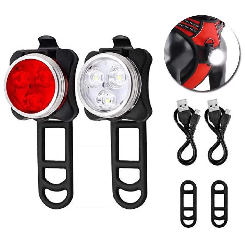 

Pet Safety Dog Led Light 4 Modes USB Rechargeable Dogs Light LED Outdoor Night for Pet Collar Harness Leash Dog Accessories