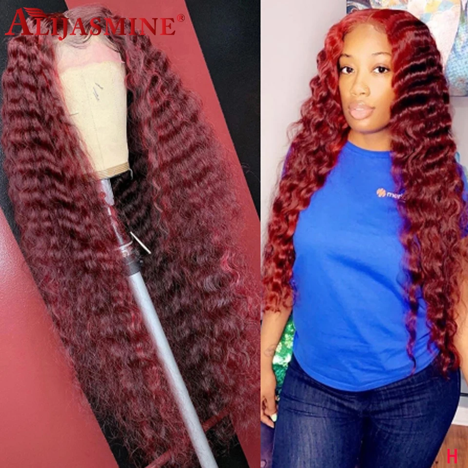 HD прозрачный кружевной парик медовый блонд коричневый глубокая волна 13x6