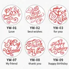 Воск для скрапбукинга с надписью Happy Birthday, печать, штемпели мм