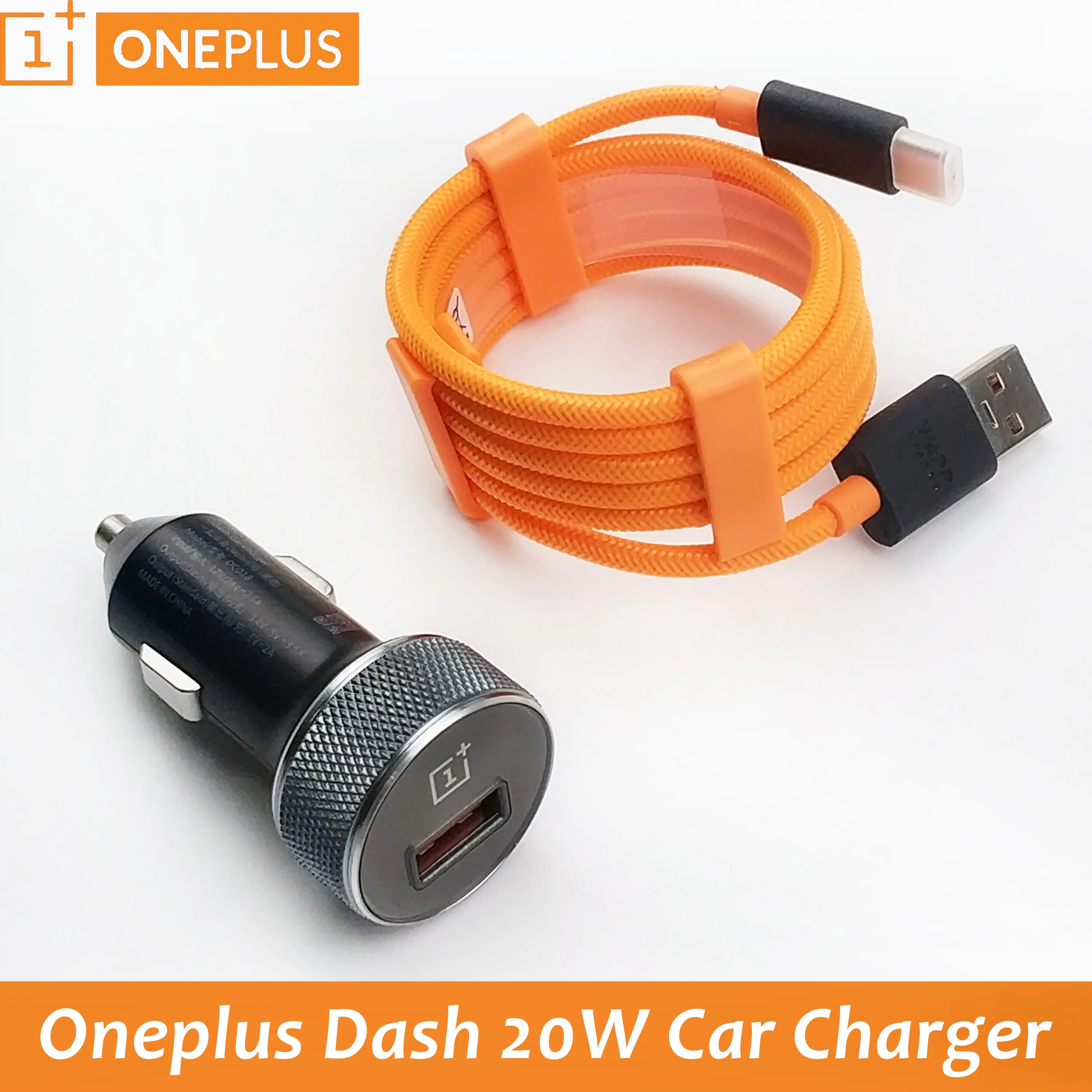 Оригинальное автомобильное зарядное устройство Oneplus 6 Dash 5 в 4A Черный Быстрый