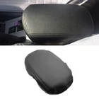 Для Toyota Rav4 RAV 4 2006 - 2012 искусственная кожа с губчатым покрытием центральная консоль автомобиля крышка подлокотника Защитная крышка отделка черная