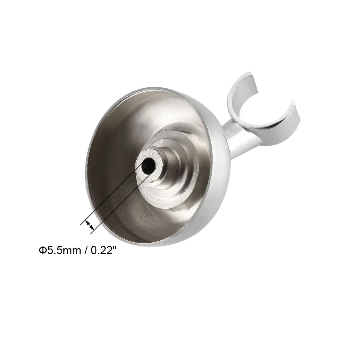 

uxcell Shower Head Holder Zinc Alloy Wall Mount Handheld Shower Bracket 54x71mm 2pcs