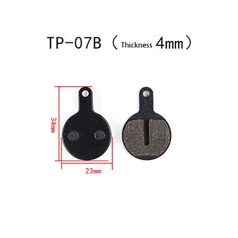 TP-07B 1 пара(2 шт.) MTB велосипедный велосипед велосипедные дисковые Тормозные колодки полуметаллические тормозные колодки для SHIMANO SRAM AVID HAYES TEKTRO Magura Formula - Цвет: TP-07B