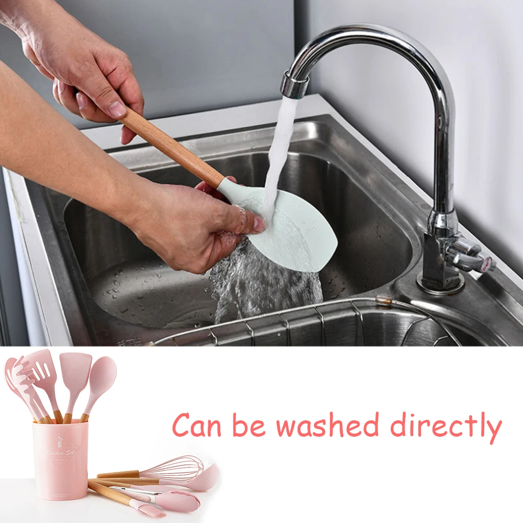 Набор силиконовых кухонных принадлежностей комплект из 9/10/12 предметов с