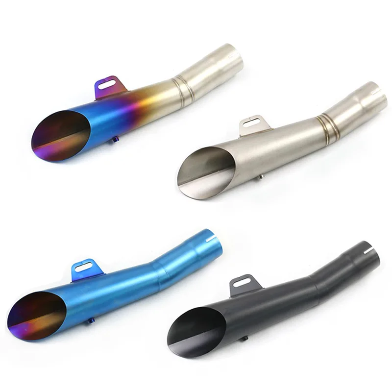 

Универсальный глушитель из нержавеющей стали для выхлопной трубы мотоцикла, спортивный глушитель для Kawasaki H2R Yamaha R3 R6 MT03 MT07 MT09, 38-51 мм