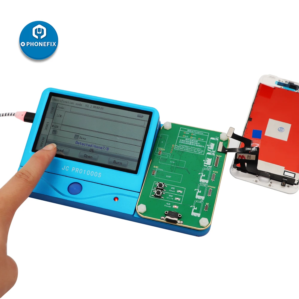 JC Pro1000s ЖК экран Фоточувствительный данные чтения и записи модуль для iPhone 7 7P 8 8P X XR