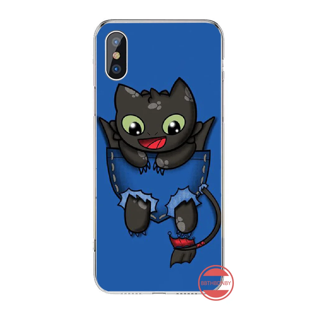 Как приручить дракона DIY чехол для телефона с рисунком iphone 4 4S 5 5S 5c se 6 6s 7 8 plus x xs xr 11