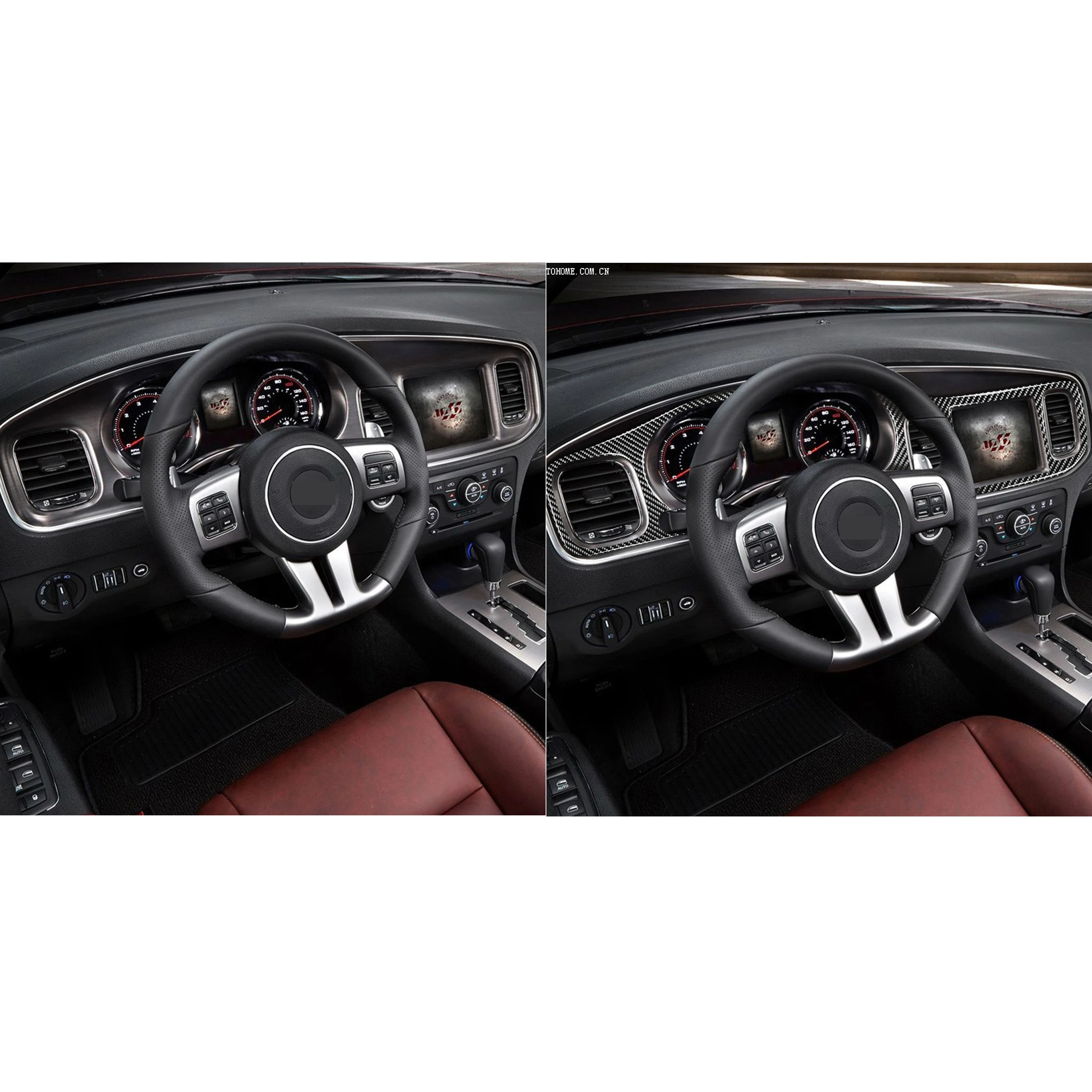 Наклейка из углеродного волокна для зарядного устройства Dodge 2011 2014 LD SXT SRT8