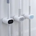 Держатель для швабры YOREDE Швабра для домашнего хозяйства, крючки-вешалки, без перфоратора, домашний держатель для хранения, вешалка для щетки, органайзер для кухни, ванной комнаты