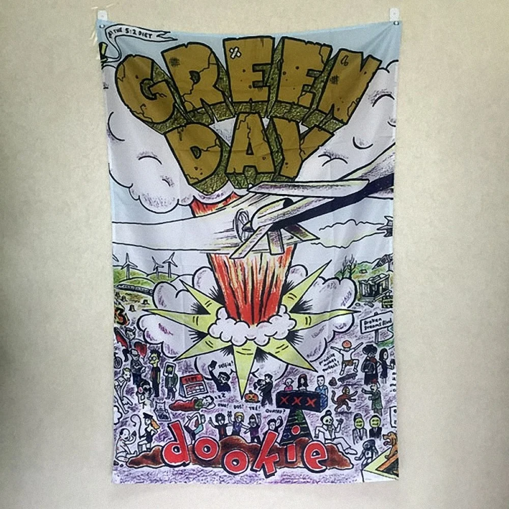 Рок музыки Плакаты Wall Art Наклейки поп рок флаг группы & баннер HD Печать на холсте