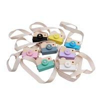 mini cute baby children fashion clothing accessory toys birthday gifts toys cameras wood camera toys safe natural toy
