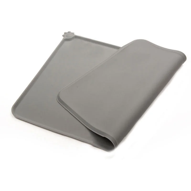 Водонепроницаемый коврик для собак кошек еды силиконовый домашних животных