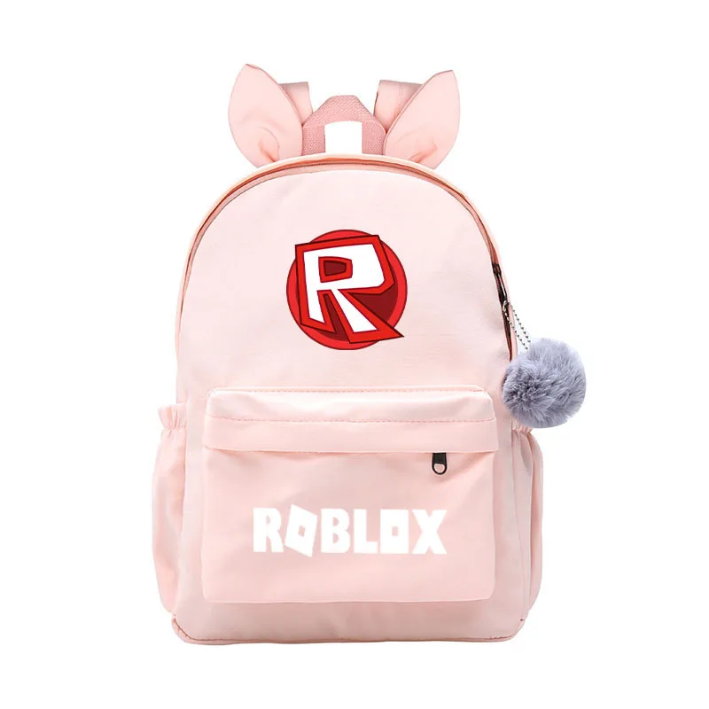Детский нейлоновый рюкзак для мальчиков и девочек, школьные ранцы с кроличьими ушками