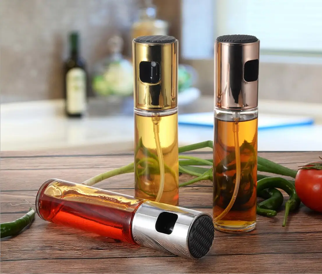 Бутылка-распылитель для масла выпечка барбекю оливковое масло уксус бутылки с