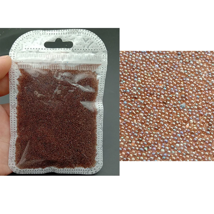 nail caviar 03 20 г/компл. высокое качество ногтей шарики 3D блеск сломанной Стекло Стразы для украшения ногтей, маникюр ремесла Deacoration аксессуар - Цвет: nail caviar 03