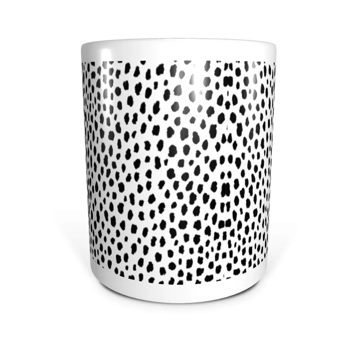 Далматинские пятна-(черно-белые)-кружки милый Кофе Чай Молоко пивная чашка
