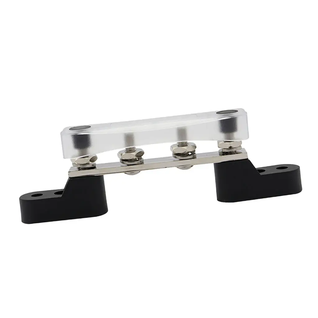 

1Pc Bus-Bar Electrical Terminal Single Junction Boxes M6 Stud Kits 4P