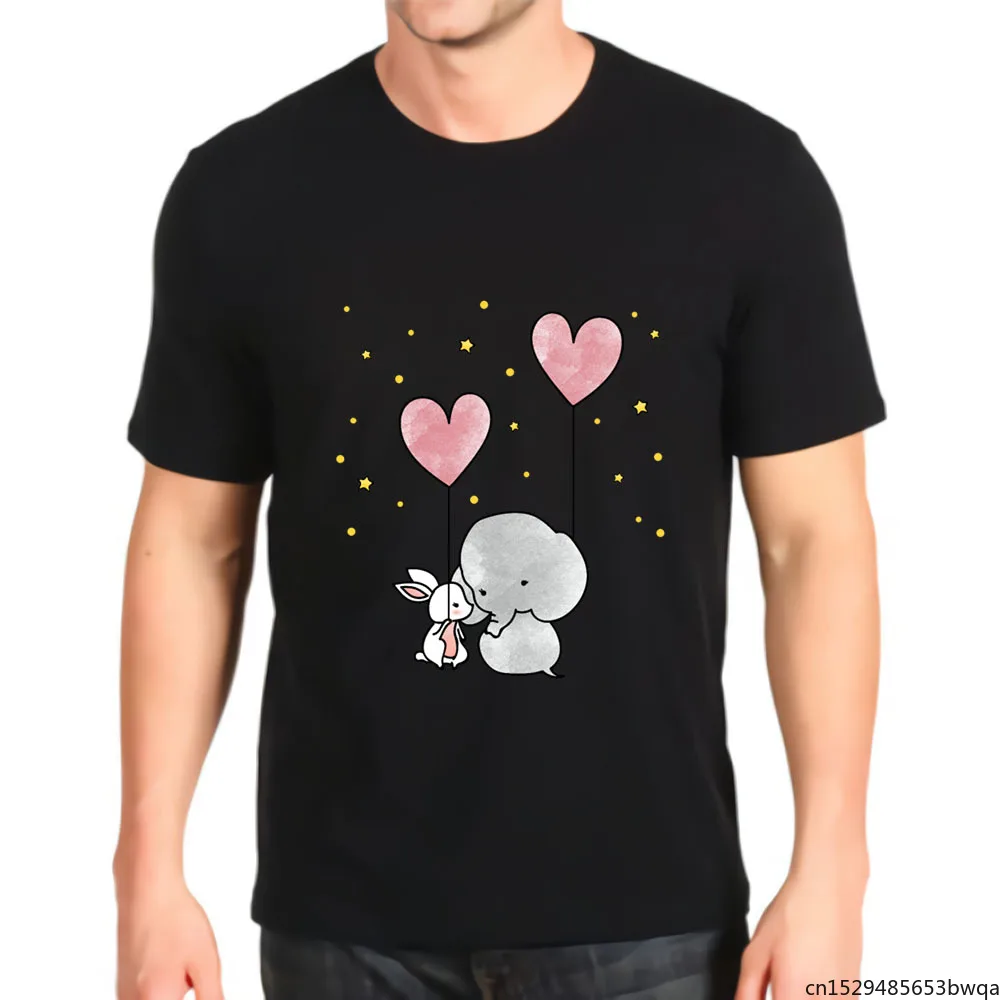 

Anime Shirt Graphic Retro Print Little Bunny Friendship Balloons Heather Prism New Top Men's T-shirt Kawaii Fashion