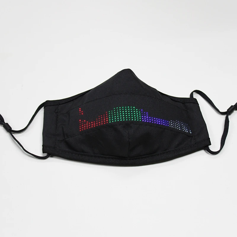 

LED Luminous Display Mask Bar Bengdi KTV Nightclub Atmosphere Props Bluetooth Walking Mask