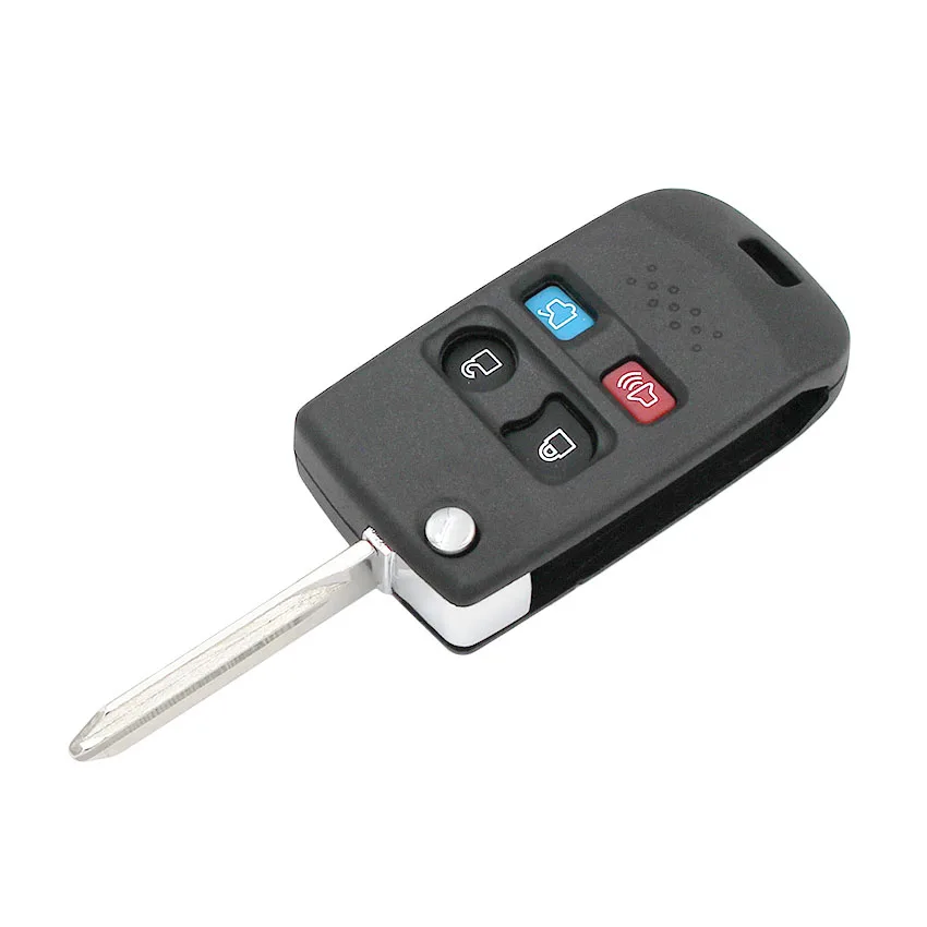 3+1/4 Button ModifIed Folding Fip Remote Key Shell Case fob For Ford Transit Connect Maverick uncut FO38 Blade | Автомобили и