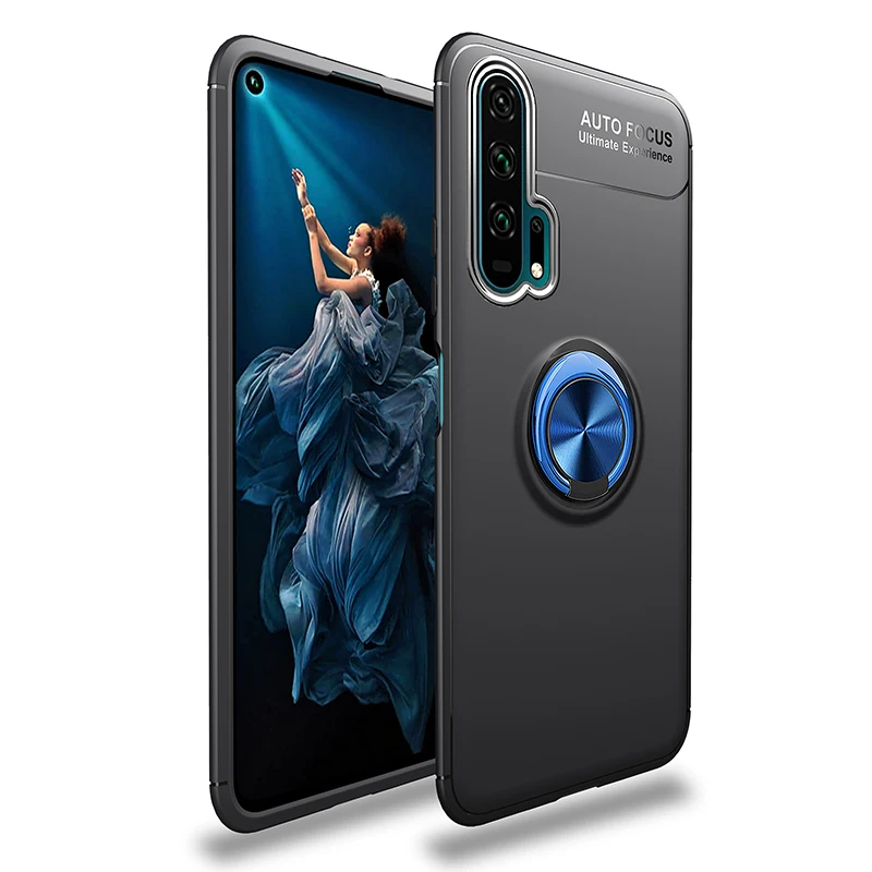 Для huawei Nova 6 Чехол Nova6 кольцо держатель мягкий матовый Силиконовый чехол накладка