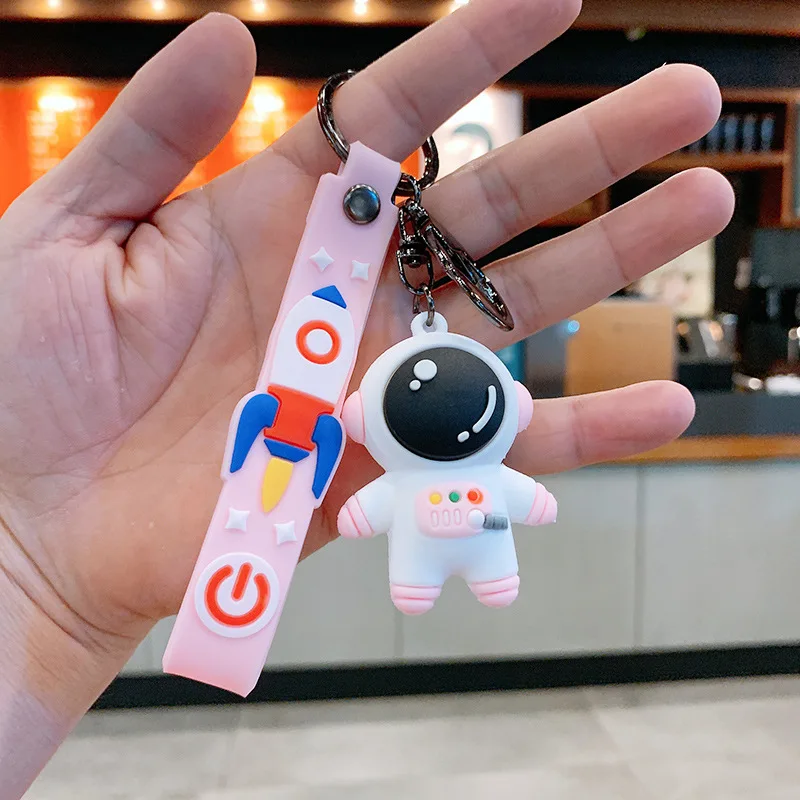 

Cartoon Cute Spaceman Car Key Chain Astronaut Christmas Gift Keychain