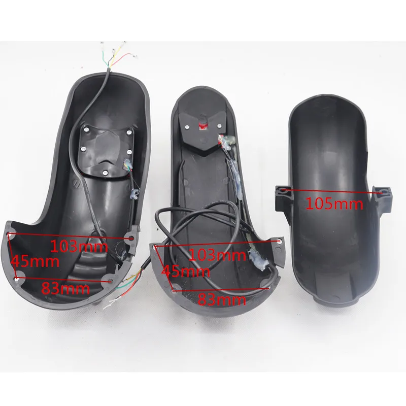 Крыло для электрического скутера Q8 с задним фонарем крылья защита от грязи