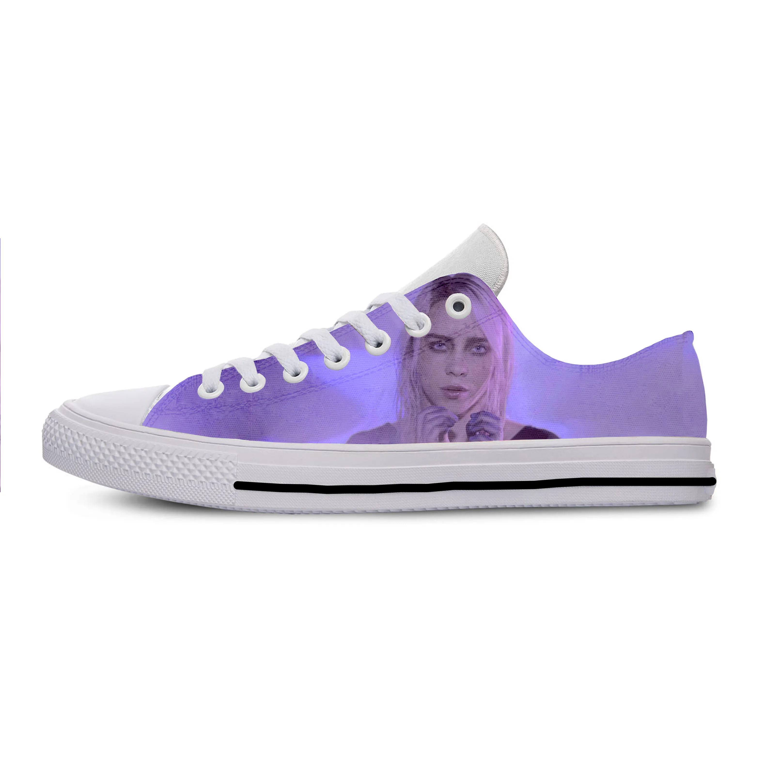 Billie Eilish 2019 Последняя Мода 3D спортивная обувь для мужчин/Женская высокого