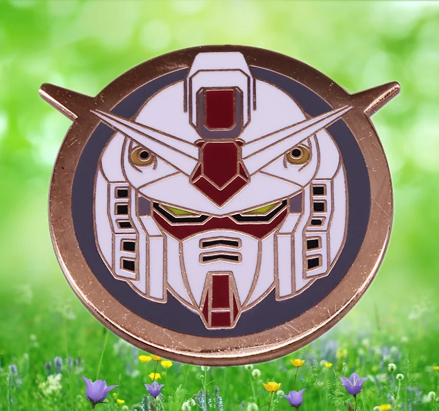 Брошь с эмалью в виде гигантского робота Gundam Mecha значок RX 78 оружие для Федерации