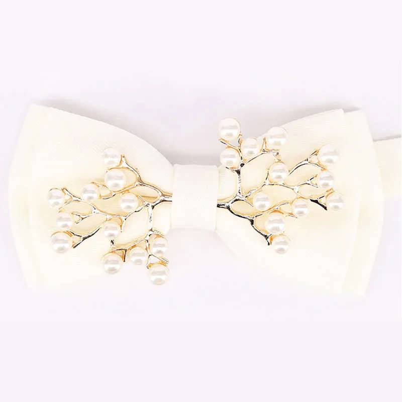 

Handmade Bow Tie Men Unisex Suit Wedding Groom Dress Shirtaccessories Gifts High-grade British Style Korean Fashion Bowtie 2019