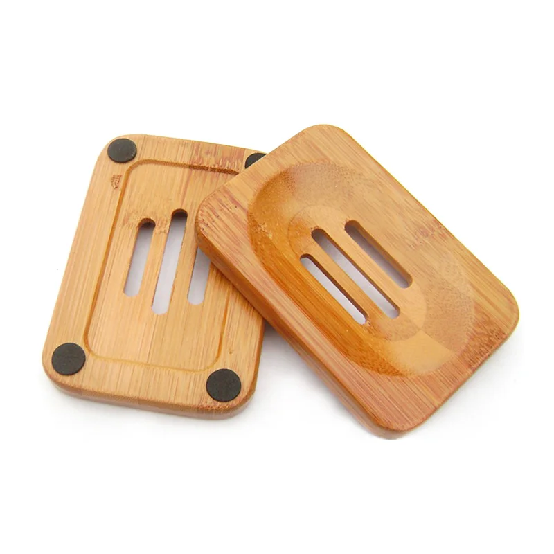 Экологичный поднос для мыла из натурального бамбука в ванную комнату душевую