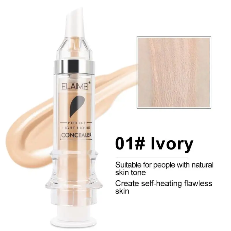 

Waterproof Liquid Concealer Cream Full Coverage Eye Concealer Cream Long Lasting Face Scars Acne Cover Moisturizing Makeu T1092