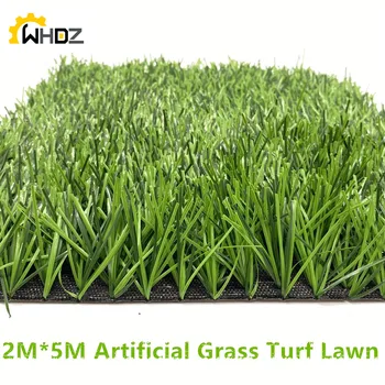 2M*5M Artificial Grass Turf Lawn - Fake Grass Mat Thick Synthetic Turf Rug Indoor Outdoor Carpet Garden Lawn Landscape Rubber