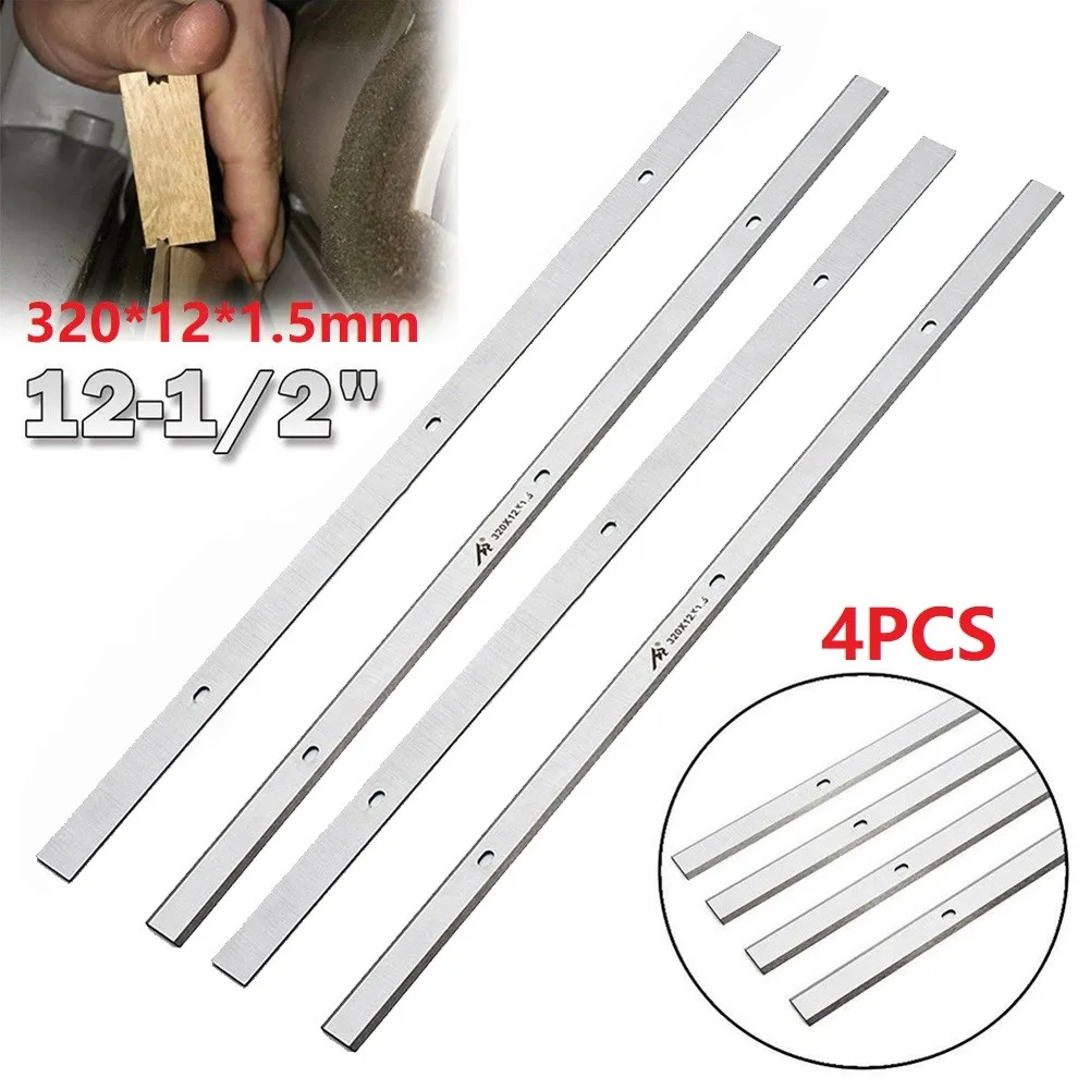

4Pcs 12-1/2in Planer Blade For Triton TPT125, Delta TP305 TP400LS 22-565 22-560 For Electric Power Tools Accessories