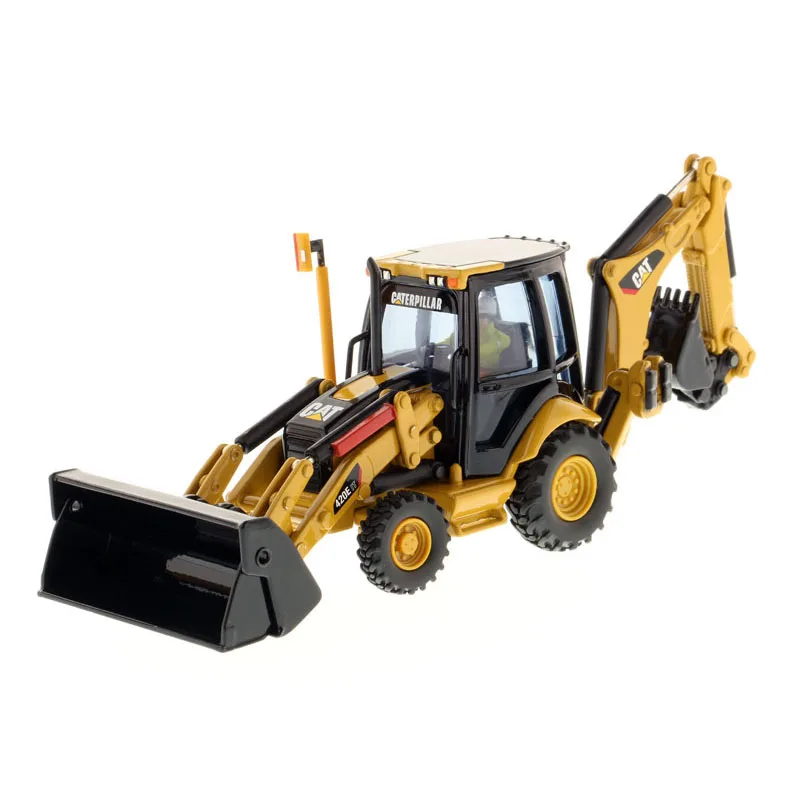 Поворотный экскаватор-погрузчик CAT420E DM-85143 1:50 с игрушечным рабочим инструментом -