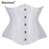 mozision gothic underbust corset and waist cincher bustiers top workout shape body belt plus size lingerie xs xl