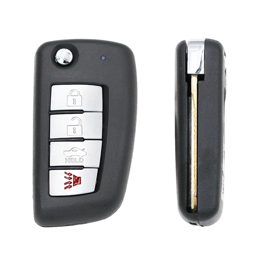 KEYECU для Nissan Sentra 2007 2008 2009 2010 2011 2012 FSK 315 МГц 4 кнопки флип Брелок дистанционного